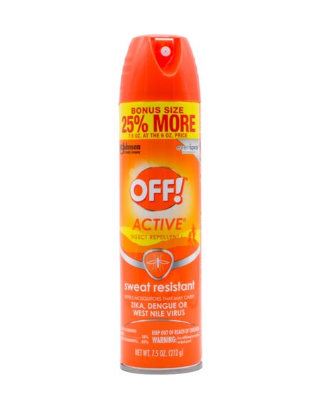 28688 - Off! Active Insect Repellent -  7.5 oz.(Case Of 12) -Sweat Resistant. 77642 - Box:  - Loc: I8