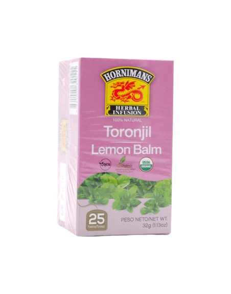 28702 - Hornimans Toronjil & Lemon Balm Tea - 25 bag - Box:  - Loc: R7