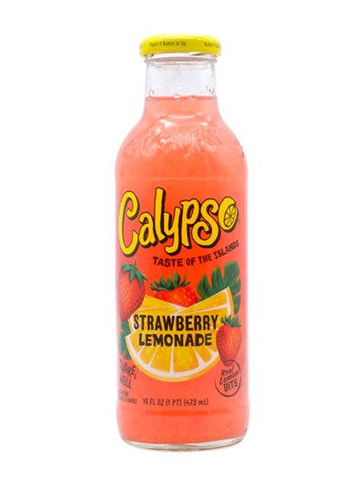 28714 - Calypso Strawberry Lemonade - 16 fl. oz. (12 Pack) - Box:  - Loc: D1