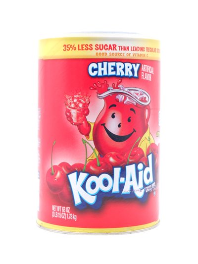28716 - Kool-Aid Powder Cherry (Caffeine Free) - 6/63oz (26 Qts). - Box:  - Loc: H1