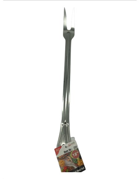 28743 - Uniware Stainless Steel Meat Fork - 18" - Box:  - Loc: J9