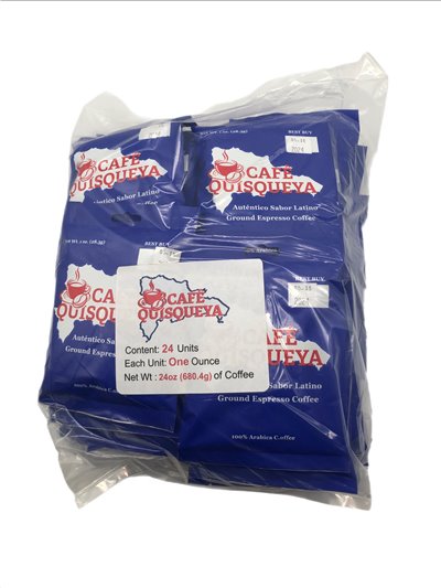 28768 - Café Quisquella - 24 oz. (Pack Of 24) - Box:  - Loc: G5