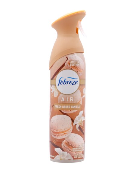 28824 - Febreze Air Spray Fresh Baked Vanilla - 300ml. (Case of 6) - Box:  - Loc: I7
