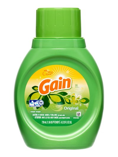 8317 - Gain Liquid Laundry Detergent, Original - 25 fl. oz. (Case of 6) (12783) - Box:  - Loc: C1