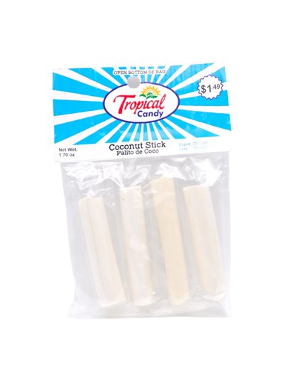 28850 - Tropical Coconut Stick (Palito De Coco) - 12ct/1.70oz - Box:  - Loc: 