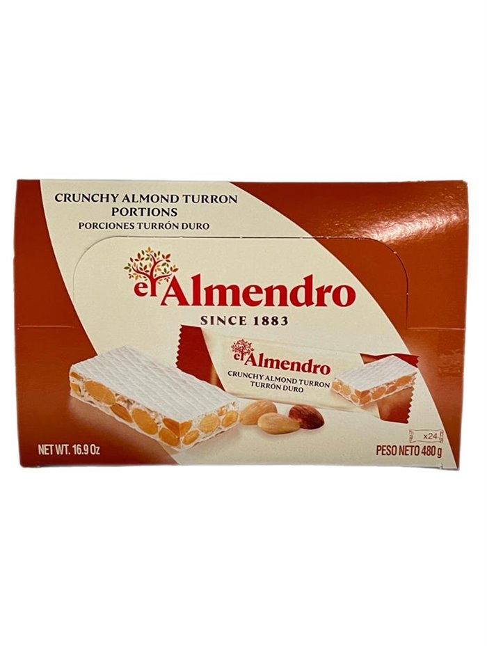 28879 - El Almendro Turron Duro 16.9 oz (24 Units) - 12 Pkg Master Case - Box:  - Loc: 