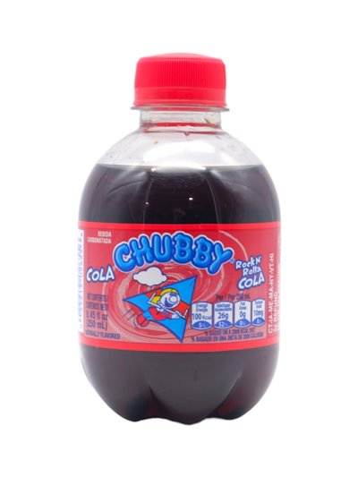 28894 - Chubby Rock N' Rolla Cola 24/8.45 fl oz - Box:  - Loc: F11