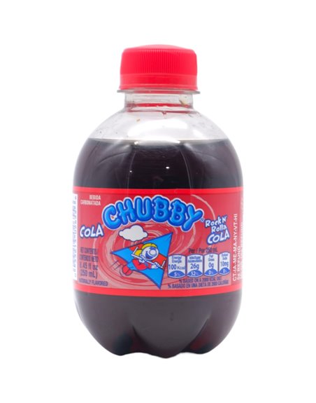 28894 - Chubby Rock N' Rolla Cola 24/8.45 fl oz - Box:  - Loc: F11