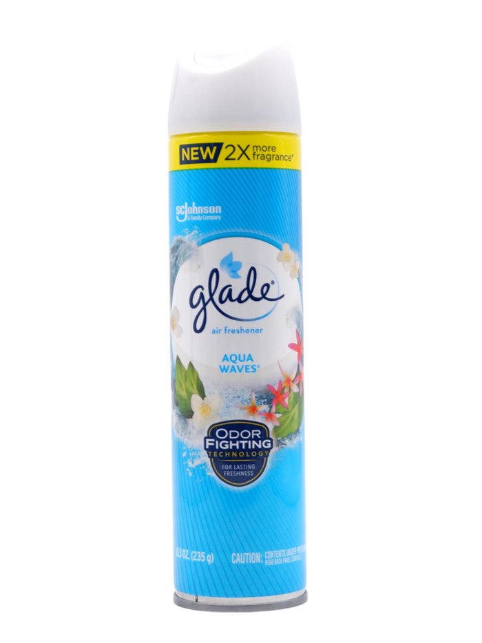 28923 - Glade Spray, Aqua Waves - 8.3 oz. (Case of 6) - Box:  - Loc: I7