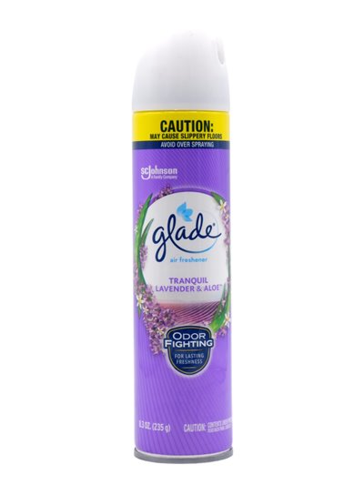 28925 - Glade Spray, Lavender & Aloe - 8.3 oz. (Case of 6) - Box:  - Loc: I7