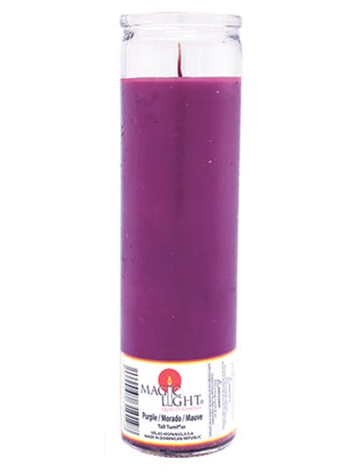 8444 - Candle 7 Days Purple - (Case of 12) - Box:  - Loc: H12