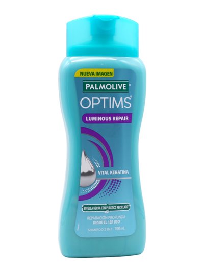 29052 - Palmolive Optimus Luminous Repair Shampoo 700ml - Box:  - Loc: K13