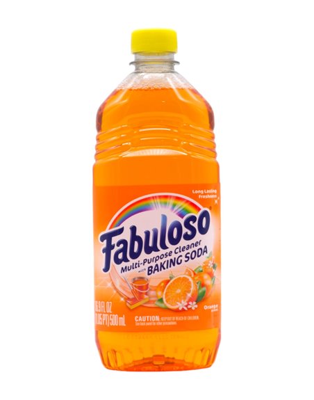 29235 - Fabuloso Orange baking Soda - 16.9 fl. oz. (Case of 24) - Box:  - Loc: D9