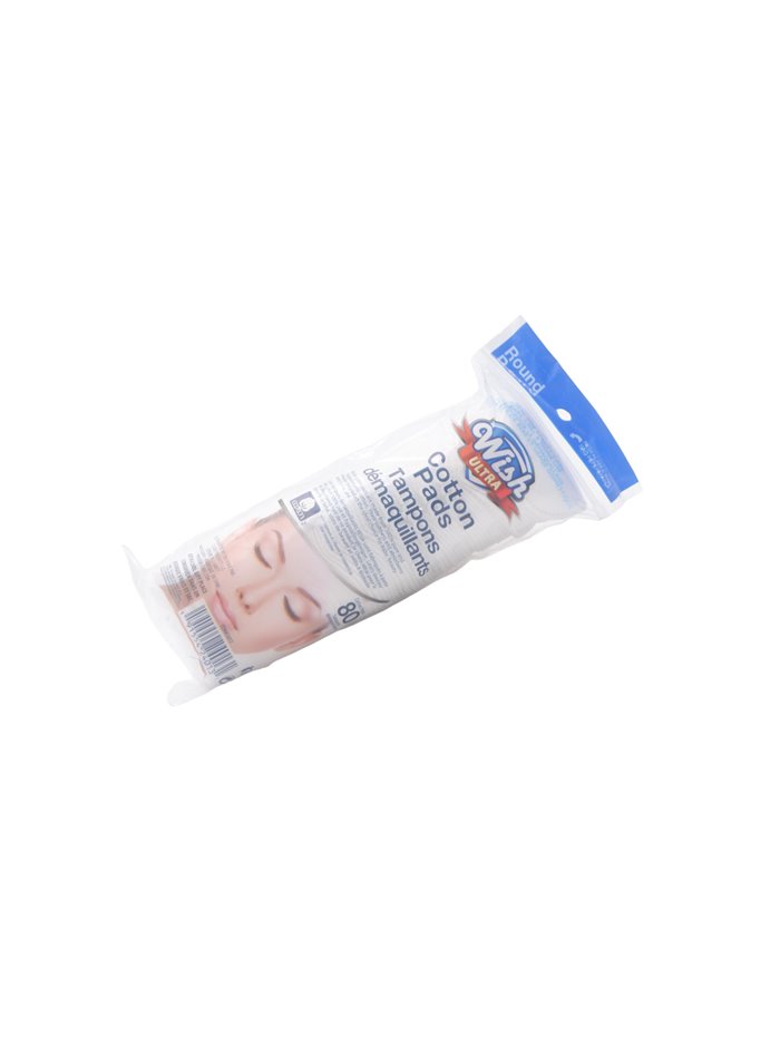 29244 - Wish Cotton Pad Round - 80ct (Pkg Of 12) - Box:  - Loc: J4