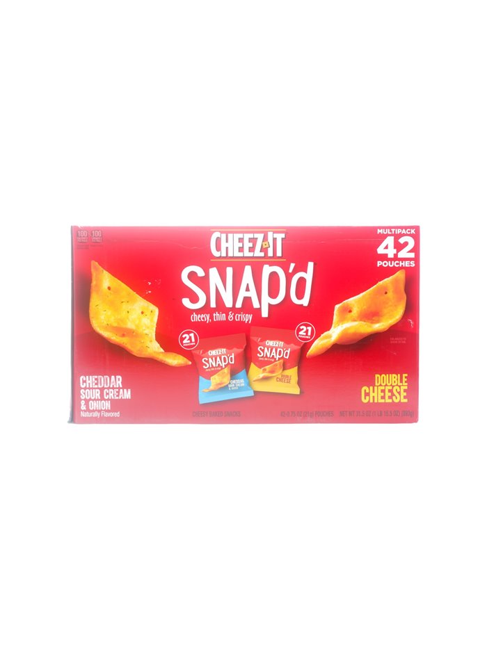 29255 - Cheez-It Snap'd Variety Pack - 42 Pack - Box:  - Loc: F5