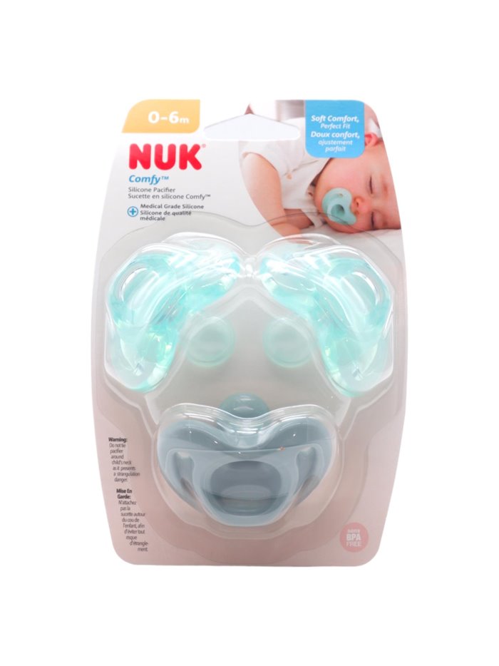 29309 - NUK Orthodontic Pacifier 0-6M - (4 Pack/3ct) - Box:  - Loc: 41M