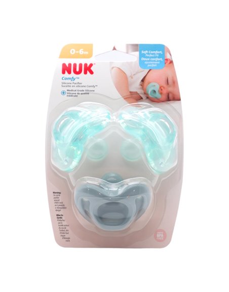 29309 - NUK Orthodontic Pacifier 0-6M - (4 Pack/3ct) - Box:  - Loc: 41M