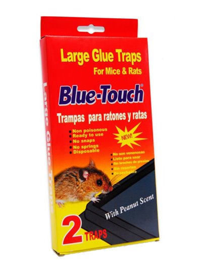 8776 - Blue-Touch Large Glue Traps Mice & Rats Red - 2 Pack (Box) 32212 - Box:  - Loc: I13