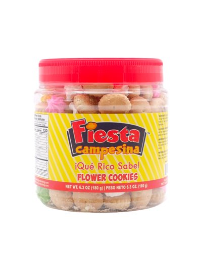 29415 - Fiesta Campesina Flower Cookies - 6.3 oz. (Pack Of 36) - Box:  - Loc: D0
