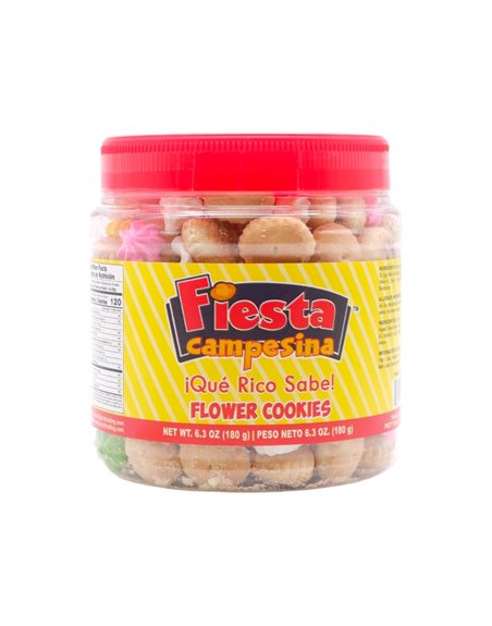 29415 - Fiesta Campesina Flower Cookies - 6.3 oz. (Pack Of 36) - Box:  - Loc: D0