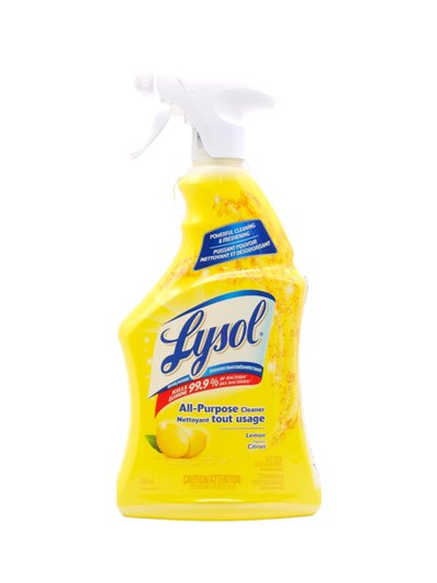 29443 - Lysol Disinfectant Spray, Lemon All Purpose Cleaner - 22oz. (12 Pack) Yellow75227 - Box:  - Loc: 