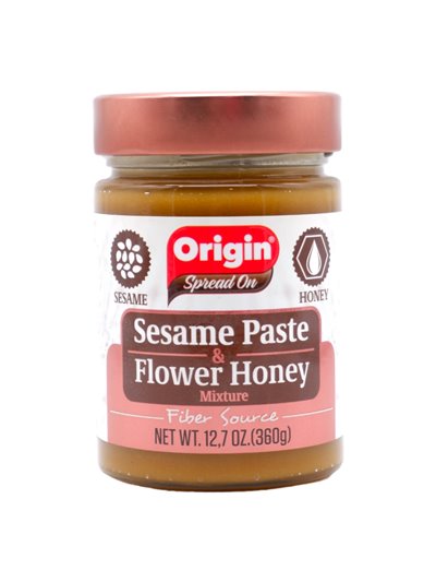 29507 - Origin Spread On Sesame Paste & Flower Honey  - 12.7oz. (Case of 12) - Box:  - Loc: R6
