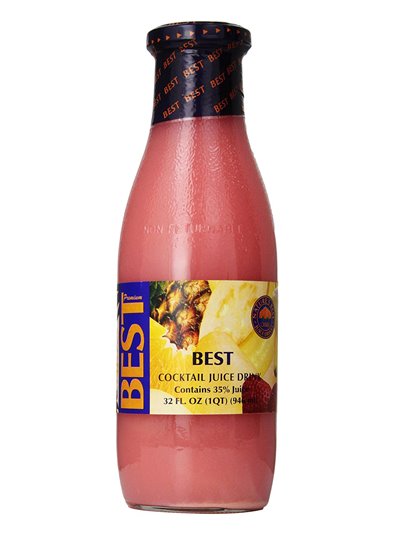 9007 - Best Cocktail Juice - 946ml (Case of 6) - Box:  - Loc: F6