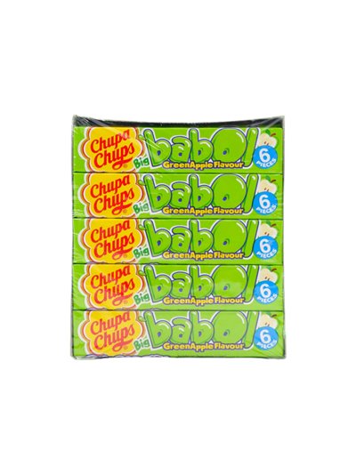 29671 - Chupa Chups Green Apple Babol- 20/27.6gr (Case Of 6) - Box:  - Loc: N3