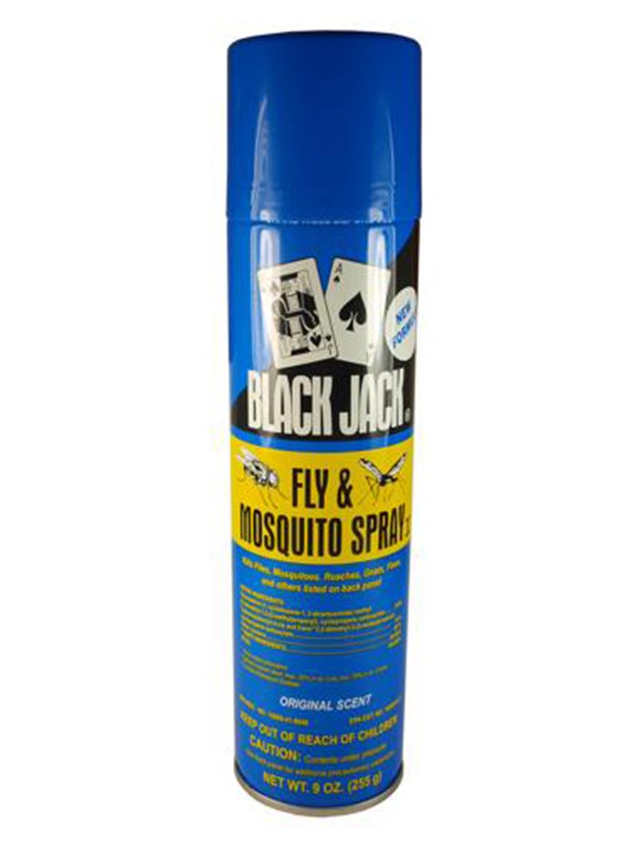 9064 - Black Jack Fly & Mosquito Spray, 9 oz. - Box:  - Loc: I9