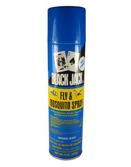9064 - Black Jack Fly & Mosquito Spray, 9 oz. - Box:  - Loc: I9