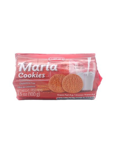 29772 - Cuetara Maria Cookies - 3.5 oz. (Case Of 24) - Box:  - Loc: N5