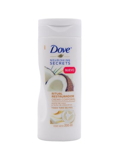 29792 - Dove Crema Restauradora Corporal de Aceite De Coco,  - 12/200ml - Box:  - Loc: J2
