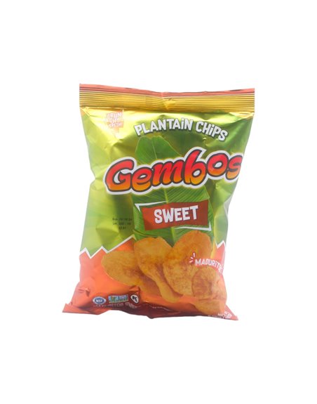 29828 - Gembos Platano Maduro (Platain Sweet Chips) - 5.29 oz. ( Case of 24 ) - Box:  - Loc: N5