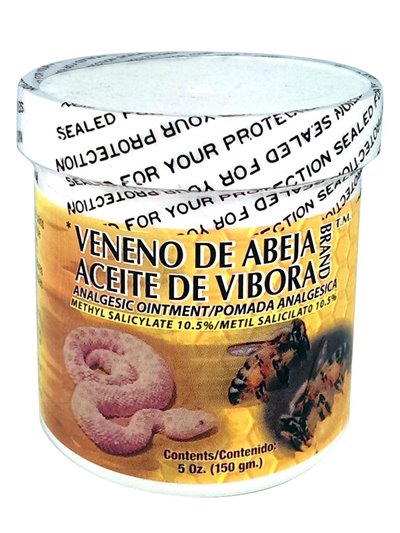 9148 - Veneno de Abeja Aceite de Vibora - 5 oz. - Box:  - Loc: R8