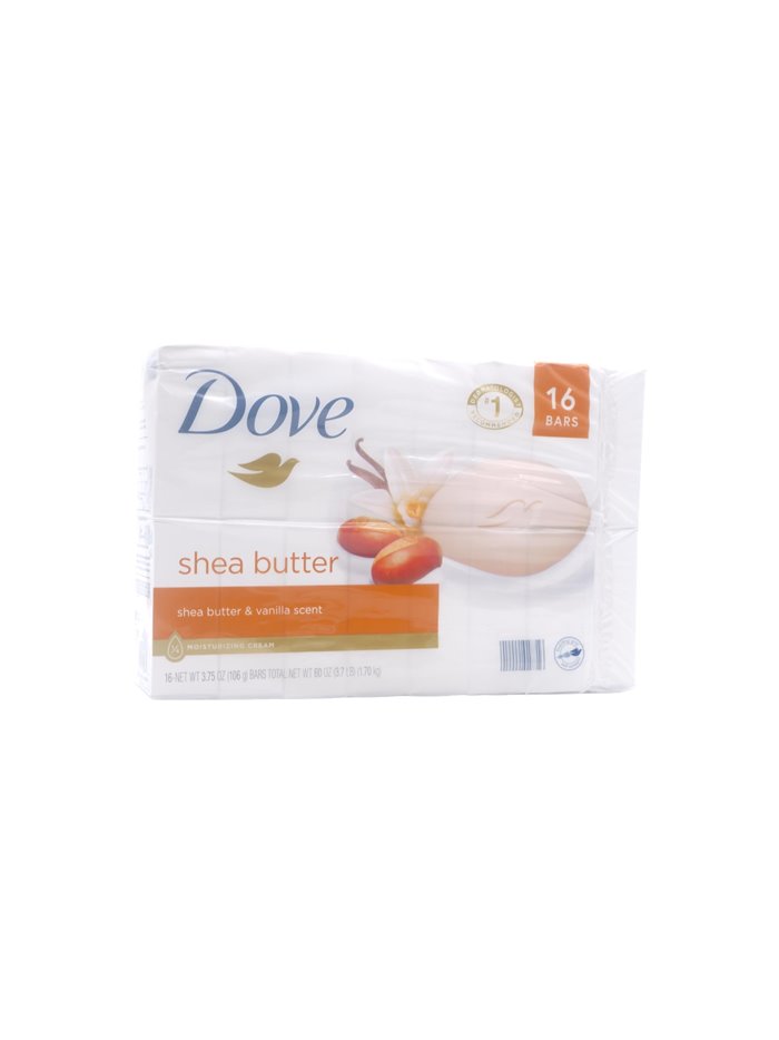 29905 - Dove Soap Shea Butter & Vanilla  - 16 Bars - Box:  - Loc: 