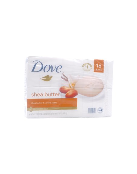 29905 - Dove Soap Shea Butter & Vanilla  - 16 Bars - Box:  - Loc: 