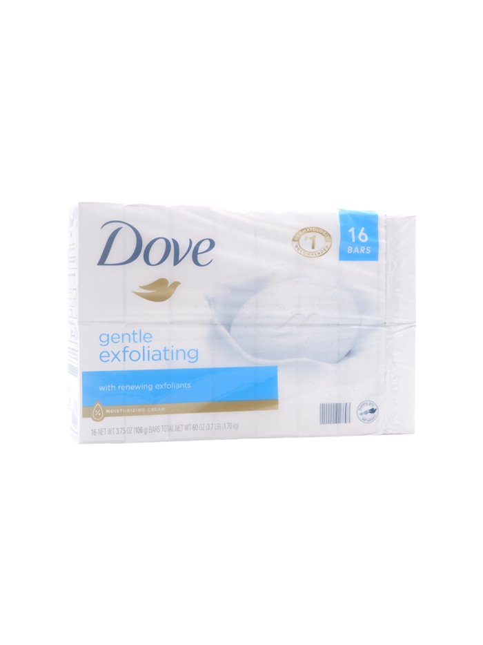 29906 - Dove Soap Exfoliating  - 16 Bars - Box:  - Loc: 