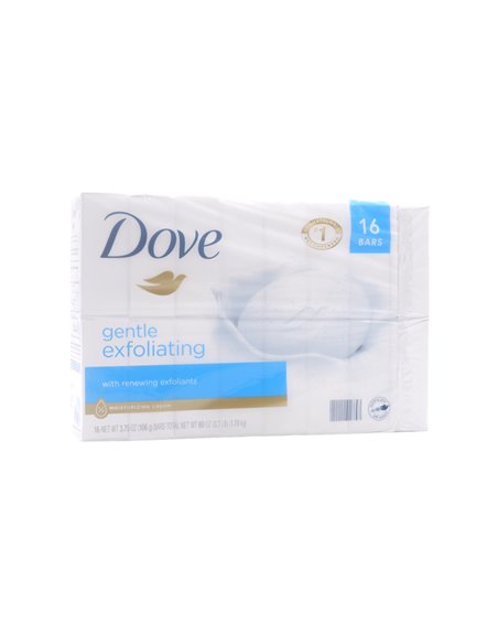 29906 - Dove Soap Exfoliating  - 16 Bars - Box:  - Loc: 