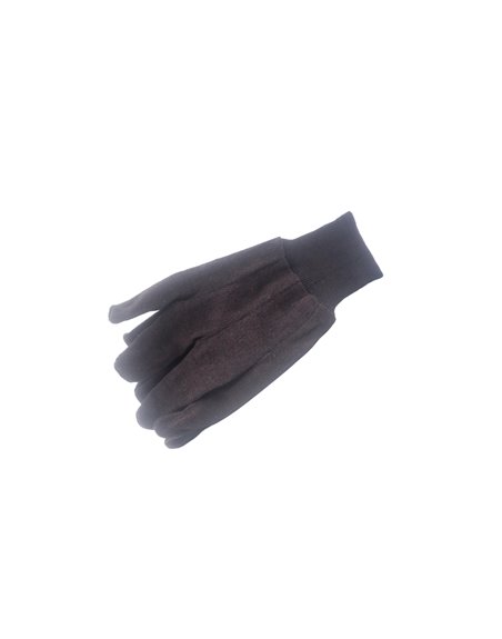 29926 - Brown Jersey Glove 60% Polyester, 40% Cotton - 12 ct. 94409 - Box:  - Loc: Q1