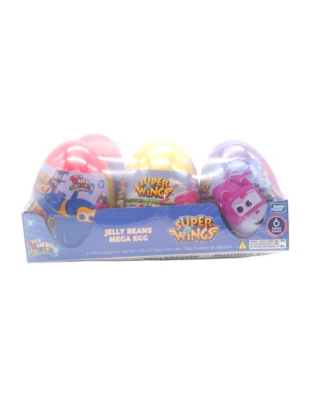 29960 - Mega Surprise Egg, Super Wings - 8/6/120g - Box:  - Loc: 21P