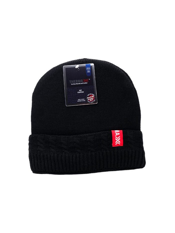 29980 - Thermaxx Winter Hat (Men) Stripes w/ Faux Dash Stripes- 12ct - Box:  - Loc: Q2
