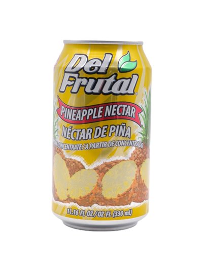 30028 - Del Frutal Pineaple Nectar - 24/11.16 fl. oz. - Box:  - Loc: K10