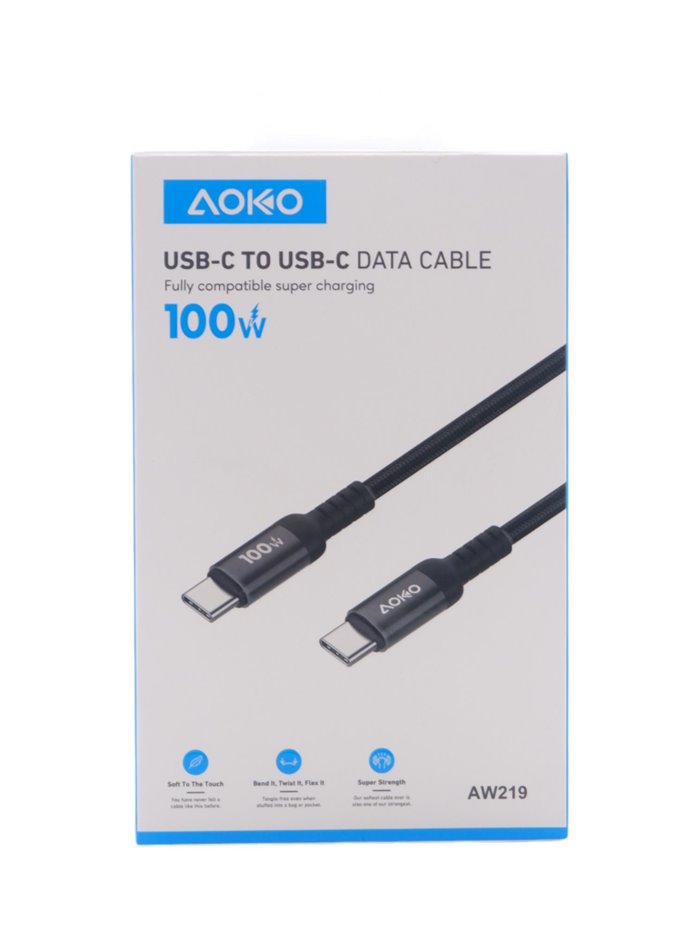30063 - Aoko USB - C UBS - C 100 w ( AW219 ) - Box:  - Loc: L0