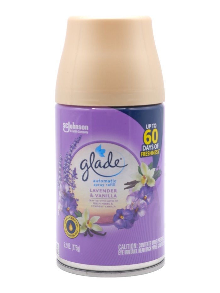 30154 - Glade Automatic Spray Refill, Lavender & Vanilla. 6.2oz. (Case of 6) - Box:  - Loc: I5