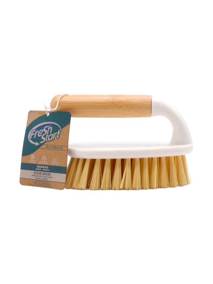 30162 - Fresh Start Bamboo Naturals. Scrub Brush. 70024. (Case Of 48) - Box:  - Loc: A2