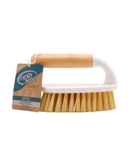 30162 - Fresh Start Bamboo Naturals. Scrub Brush. 70024. (Case Of 48) - Box:  - Loc: A2