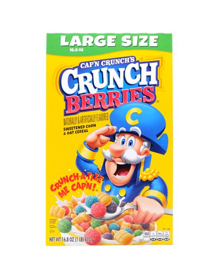 30190 - Cap'n Crunch Berry - 16.8 oz. (Case of 12) - Box:  - Loc: F2