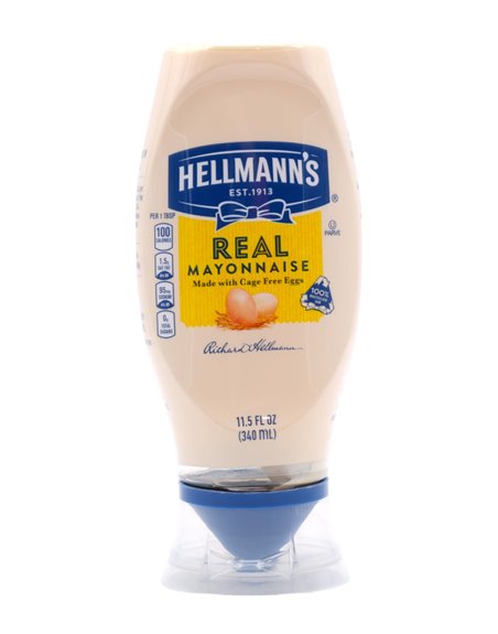 30192 - Hellmann's Mayonnaise - 11.5oz. (340ml). (Case of 12) - Box:  - Loc: G6