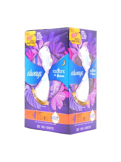 30197 - Always Radiant Flex Floam Size 4 - 3 x 20's 80720627 - Box:  - Loc: D2
