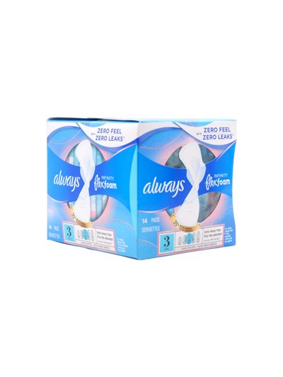 30202 - Always Infinity FlexFoam Maxi Size 3 - 6 x 14's 98828 - Box:  - Loc: E1